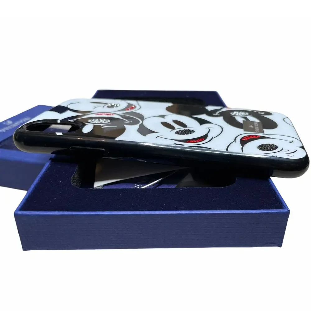 Swarovski Crystal Iphone X / XS Mickey Mouse Face Phone Case New